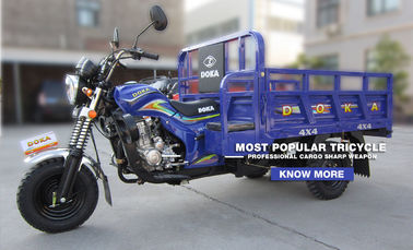 البنزين توك توك دراجة نارية مع مقاعد جانبية ، ثلاث عجلات البضائع الصينية ذات العجلات